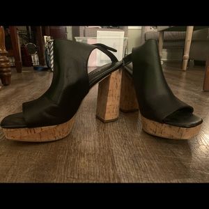 Charles by Charles David Platform Chunk Heel Pumps